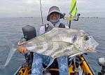 African Pompano on a speed jig.