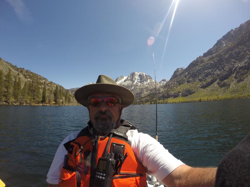 Trout fishing at Silver Lake 5-2014