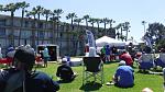 Mission Bay Classic, April 2019 Awards presentation. In the foreground is Jim Samonds getting fish tacos for lunch.