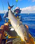 Amberjack on a speed jig off Dania Beach, Florida